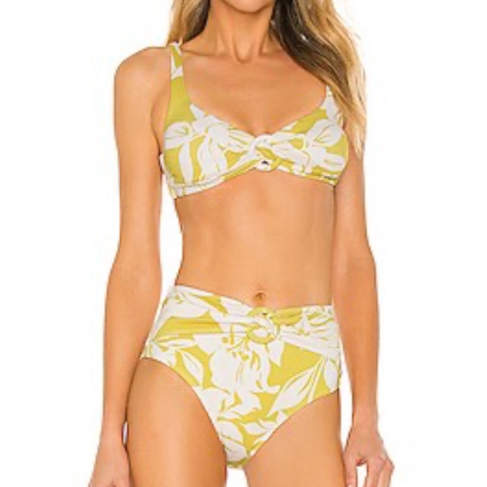 L*SPACE Bella Bikini Top (S) and Lana Bikini Bottoms (M) in Havana Blooms